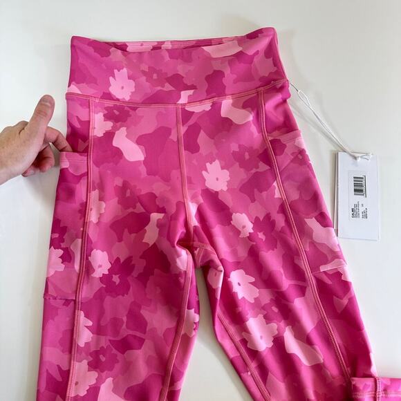 Johnny Was Calme NEW Pink Camo XS Legging Tank Set Women's Athletic Wear Workout - Picture 8 of 14